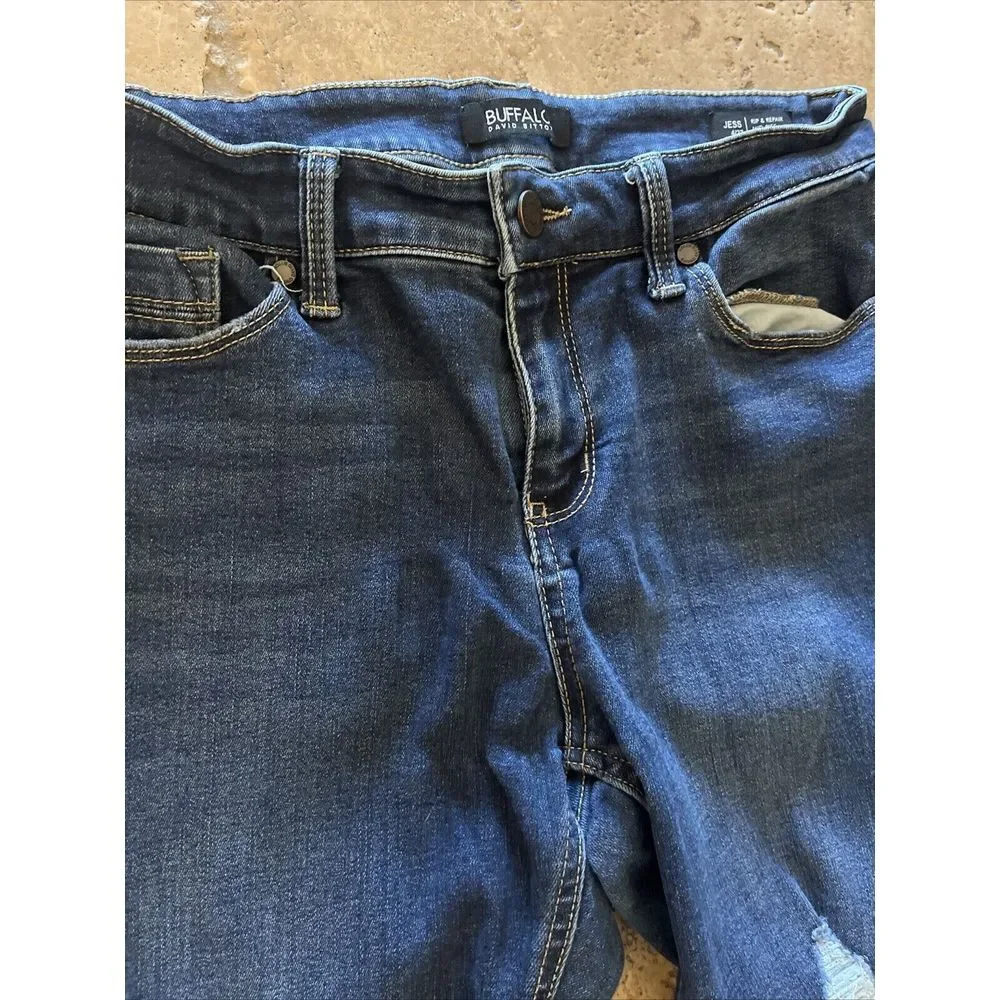 Buffalo by David Bitton Jess Skinny Jeans Size 4/27 Blue Denim‎ Mid Rise
